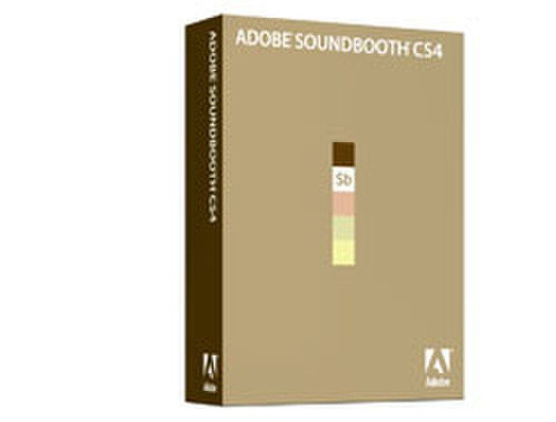 Adobe Soundbooth CS4, Mac, W/dply- Clp Only, DVSET, EN