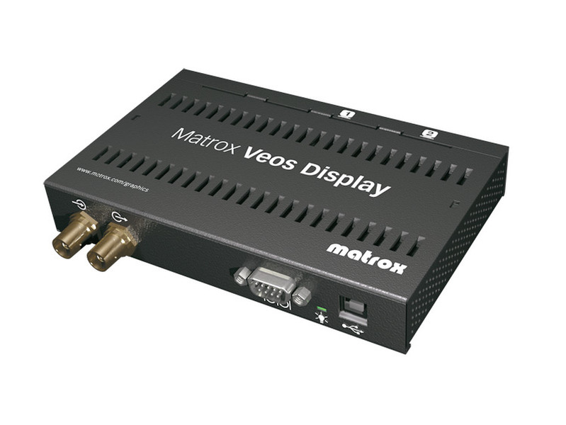 Matrox Veos Display Unit AV transmitter & receiver Черный