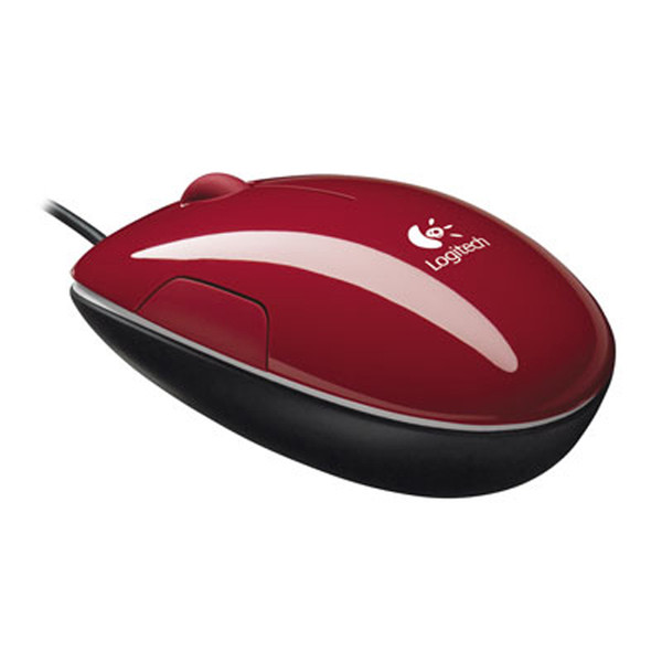 Logitech LS1 USB Лазерный Красный компьютерная мышь