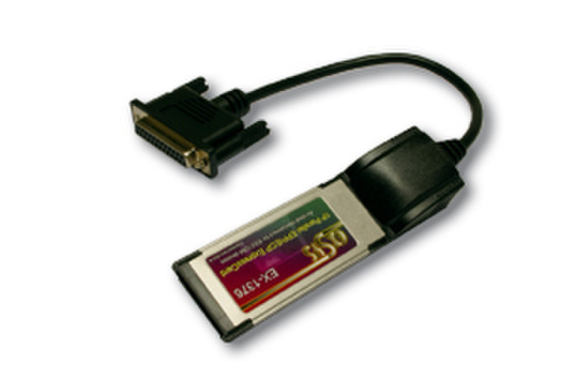 EXSYS EX-1376 ExpressCard with 1P Parallel SPP/EPP/ECP ports интерфейсная карта/адаптер