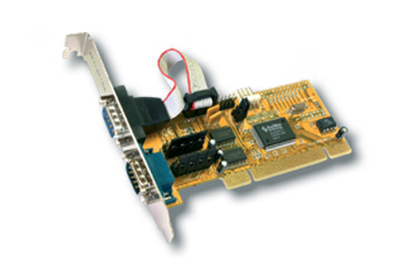 EXSYS EX-41052 2S Serial 16C550 RS-232 PCI card, 32-Bit Schnittstellenkarte/Adapter