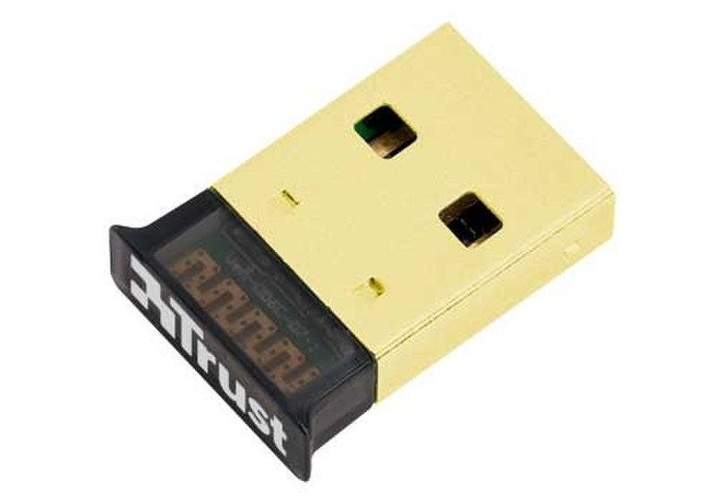 Trust Ultra Small Bluetooth 2 USB Adapter - Gold BT-2420p networking card