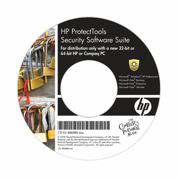 HP ProtectTools Version 4.0 (1 User) Software
