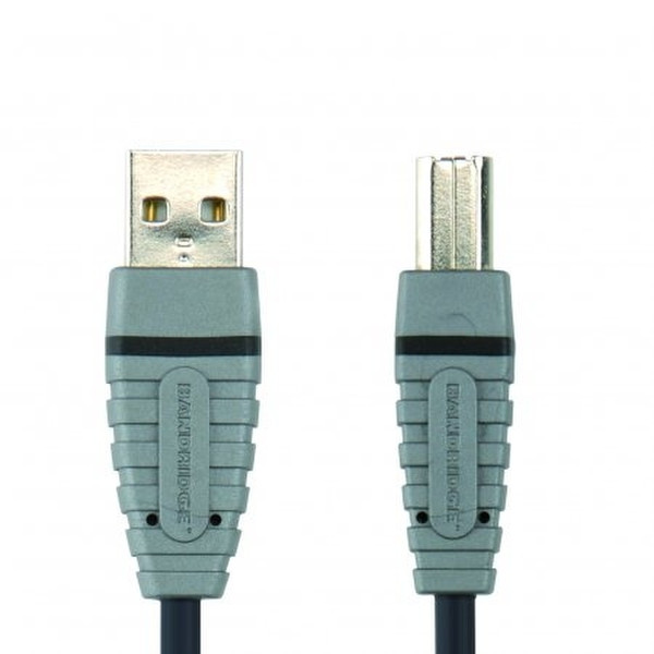 Bandridge USB 2.0 cable, A - B, 2m 2m USB A USB B USB cable