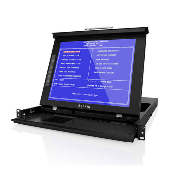 Belkin 17'' LCD Rack Console with Dual-Rail Technology 17