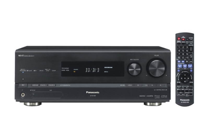 Panasonic AV Control Receiver 7.1channels Surround Black AV receiver