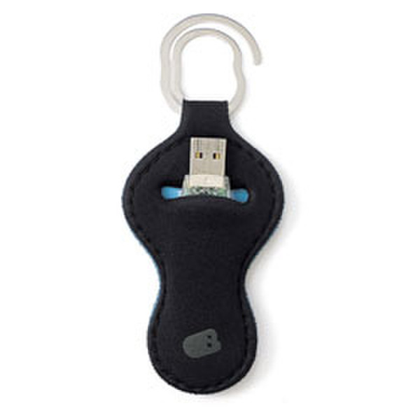 Built Peanut USB Case - Black Neoprene Black USB flash drive case