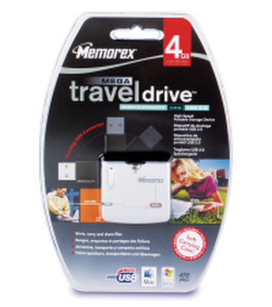 Memorex Mega TravelDrive 4GB 4GB USB 2.0 Typ A USB-Stick
