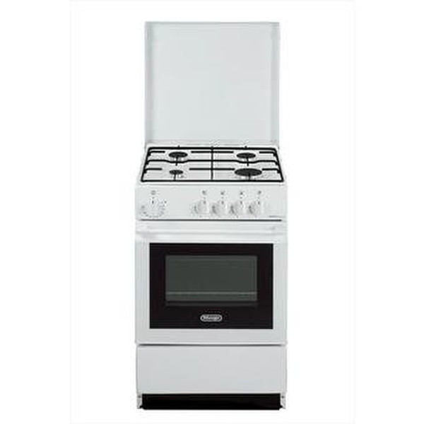 DeLonghi SEW 554 Freestanding Gas hob A White cooker