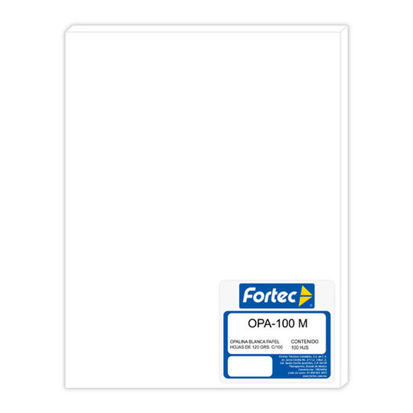 Fortec OPA-100 Letter (215.9×279.4 mm) White inkjet paper