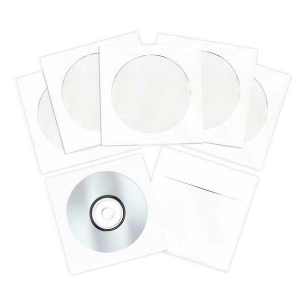 Fortec SCD-01 Прозрачный, Белый чехлы для оптических дисков