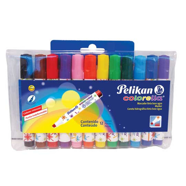 Pelikan 30111842 Black,Blue,Brown,Green,Orange,Red,Violet,Yellow 12pc(s) marker