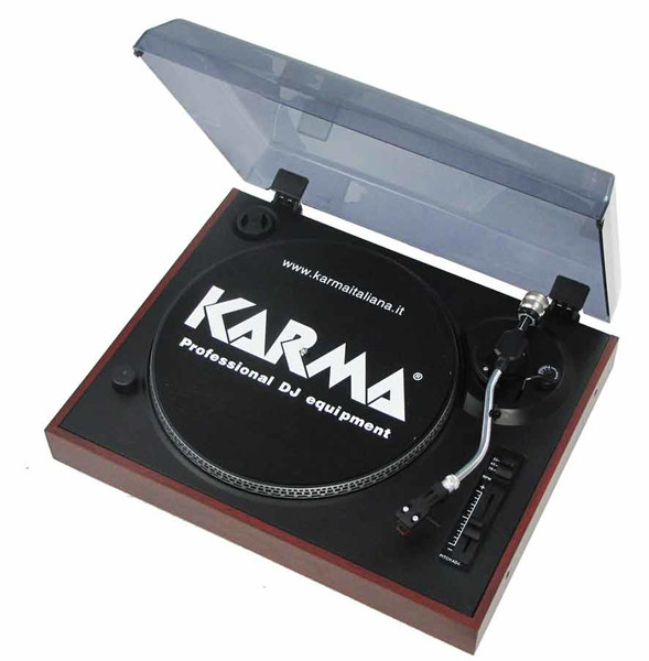 Karma Italiana GR 68 Belt-drive DJ turntable Holz