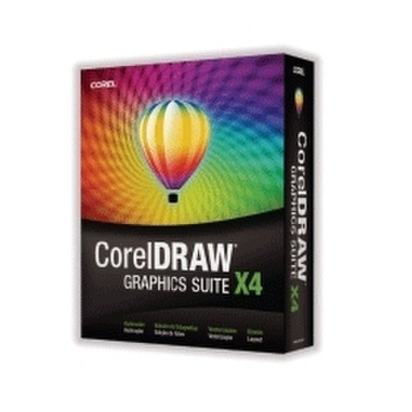 Corel CorelDRAW Graphics Suite X4, 1 User, ES