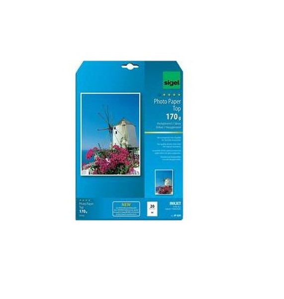 Sigel IP659 A4 (210×297 mm) Gloss White inkjet paper