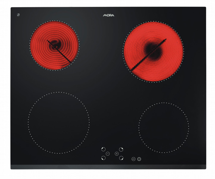 Mora MECT 610 FF Встроенный Ceramic hob Черный