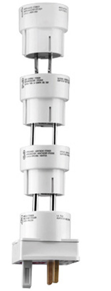 Wentronic 51043 White power plug adapter