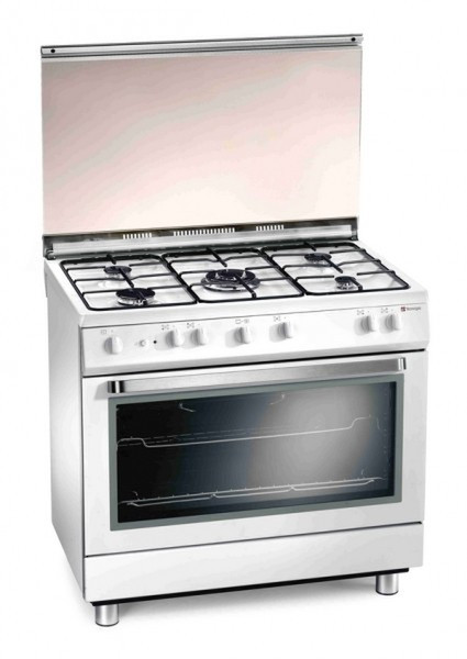 Tecnogas D 802 WS Freestanding Gas hob White cooker