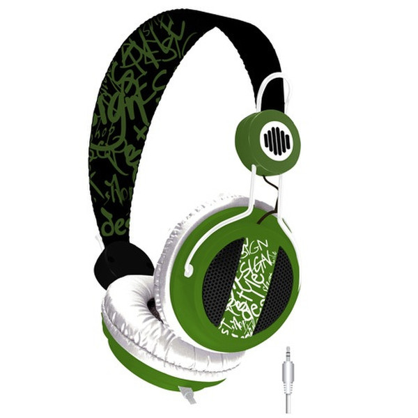 B-Move BM-AUB03 Head-band Binaural Green mobile headset