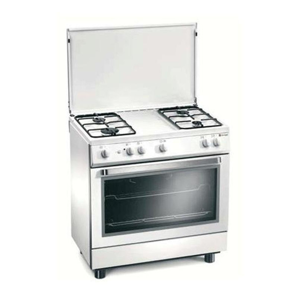 Tecnogas D 808 WS Freestanding Gas hob White cooker