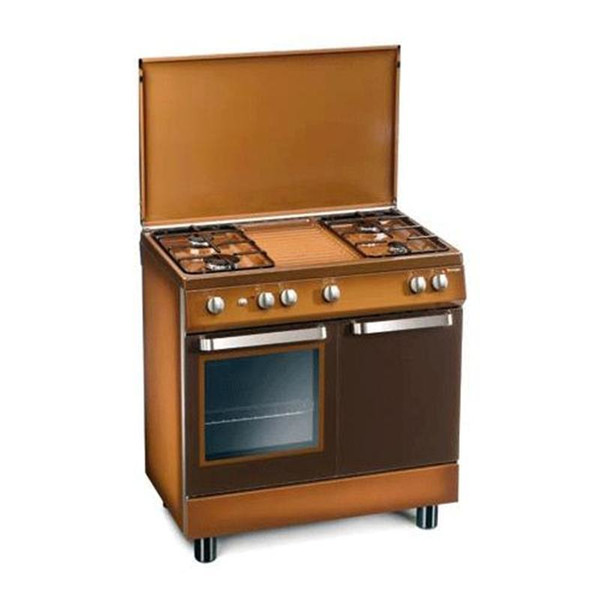 Tecnogas D 832 CS Freestanding Gas hob Brown cooker