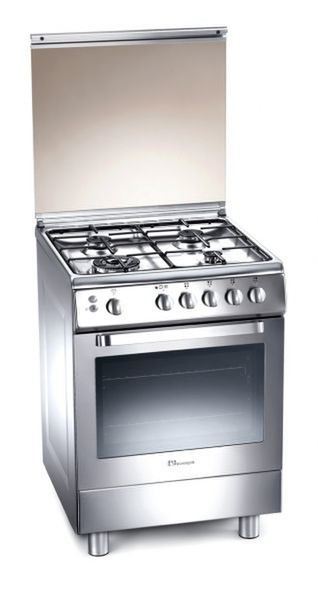 Tecnogas DV 602 XS Freistehend Gas hob Edelstahl Küchenherd