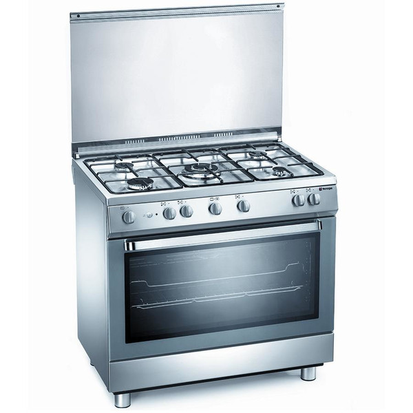 Tecnogas E 907 XS Freestanding Gas hob A Stainless steel