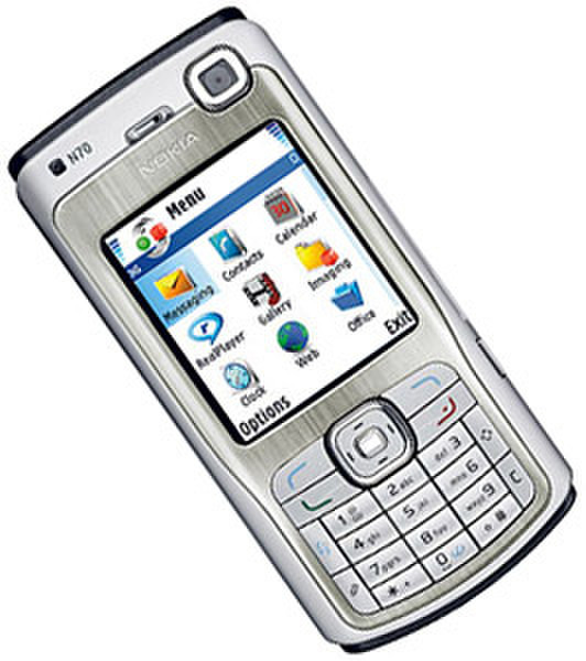 Nokia N70 Cеребряный смартфон