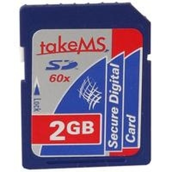 takeMS HighSpeed 60x SD-Card 2GB 2GB SD Speicherkarte