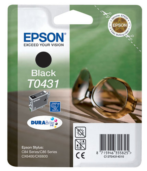 Epson T0431 Черный струйный картридж