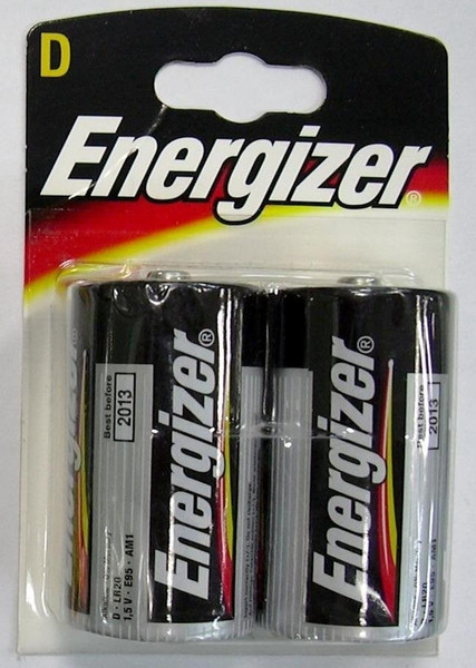 Energizer Classic D 2 - pk Щелочной 1.5В батарейки