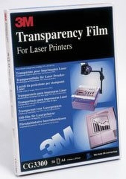 3M Transparencias para Impresoras InkJet Transparentfolie