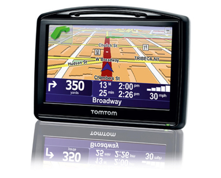 TomTom GO 730 Handheld LCD Touchscreen Black navigator