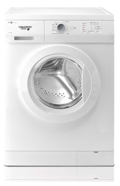 SanGiorgio SGF125803 Freistehend Toplader 5kg 800RPM A+ Weiß Waschmaschine