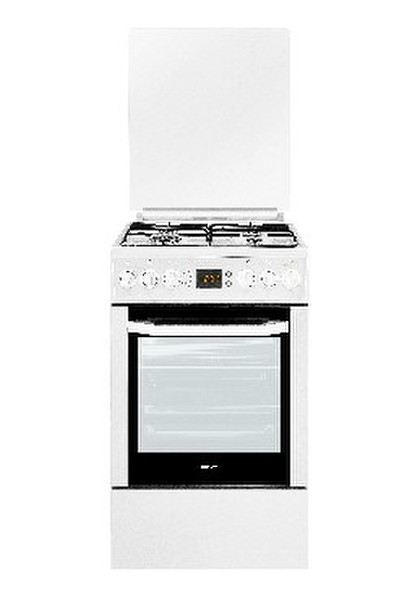 Beko CSM 52322 DW Freistehend Gas hob Weiß Küchenherd