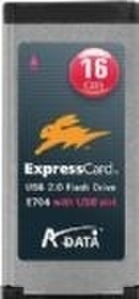 ADATA 16GB, ExpressCard E704 SSD (USB2.0) interface cards/adapter