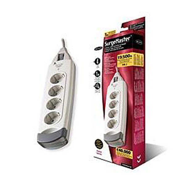 Belkin SurgeMaster Home Series 4AC outlet(s) 250V 2m White surge protector