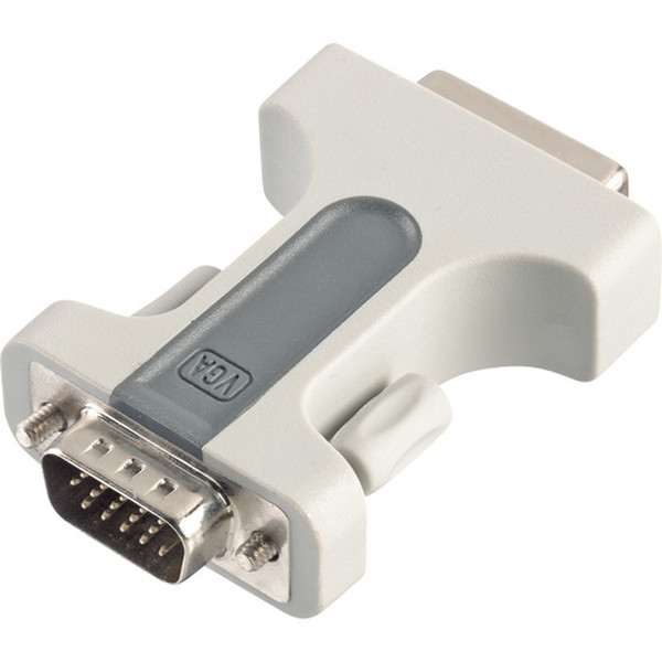 Belkin DVI/VGA Adapter D-Sub DVI-I Серый кабельный разъем/переходник