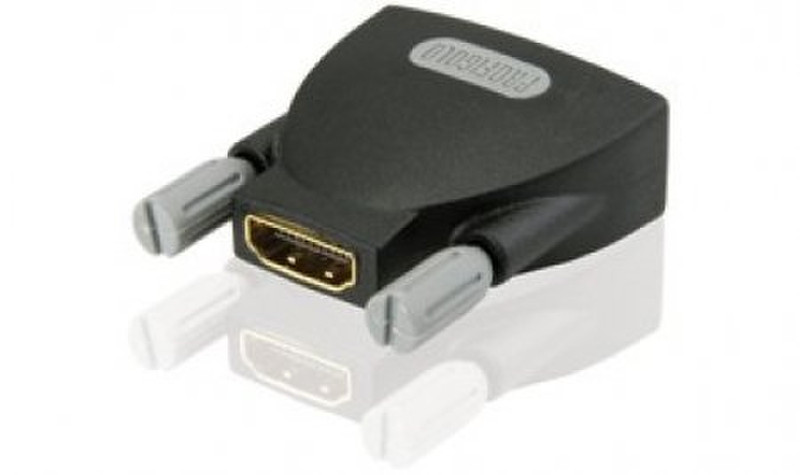 Profigold HDMI A (F) / DVI-D (M) adapter HDMI DVI-D Black cable interface/gender adapter