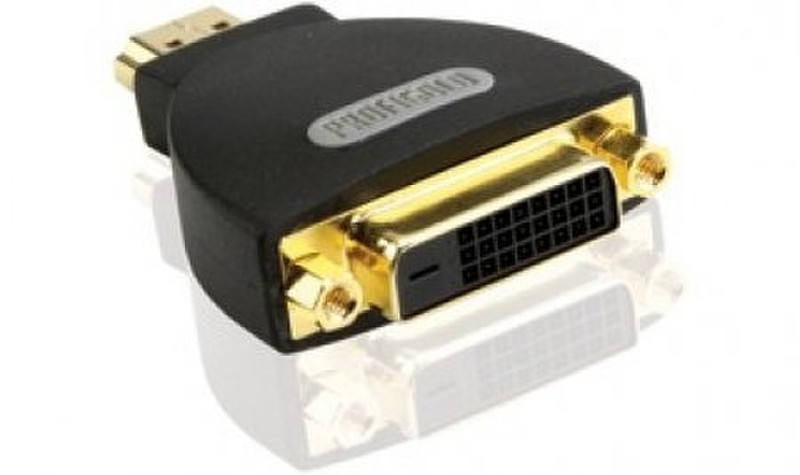 Profigold HDMI A (M) / DVI-D (F) adapter HDMI A DVI-D Schwarz Kabelschnittstellen-/adapter