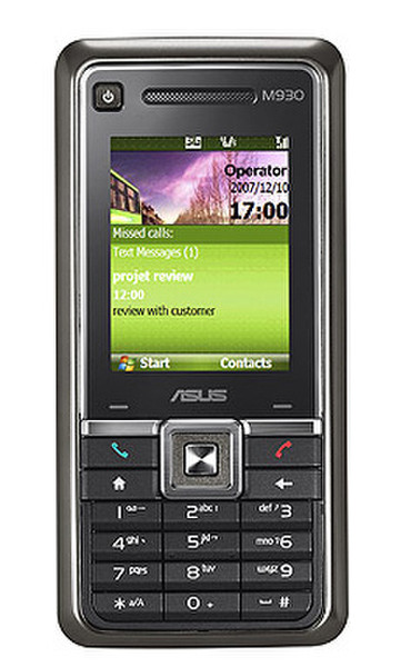 ASUS M930, Black 2.6Zoll 400 x 240Pixel 158g Schwarz Handheld Mobile Computer