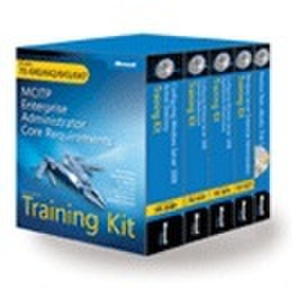 Microsoft MCITP Self-Paced Training Kit (Exams 70-640, 70-642, 70-643, 70-647) English software manual