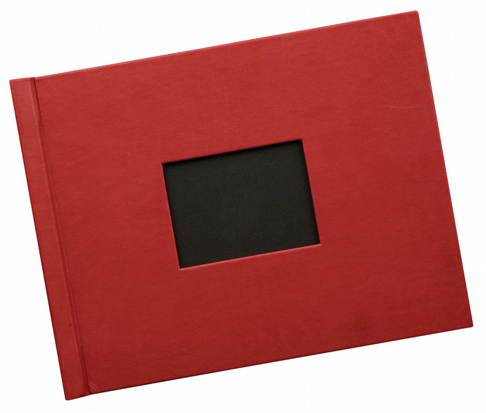 HP Red Leather Landscape Album Covers-11 x 8.5 in Fotoalbum