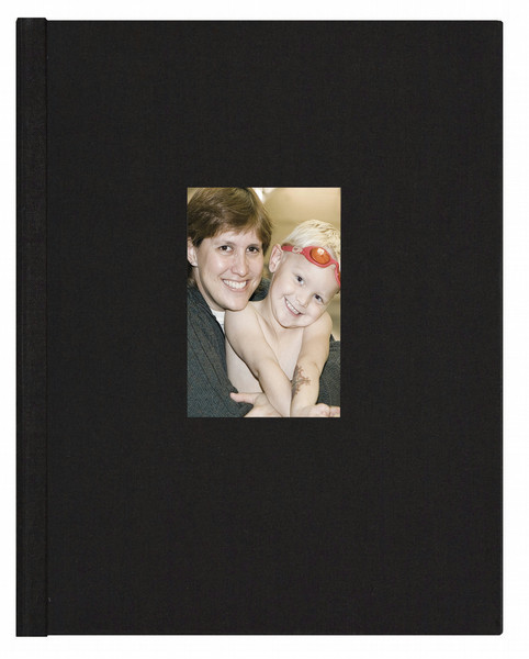 HP Black Cloth Portrait Album Covers-8.5 x 11 in photo album