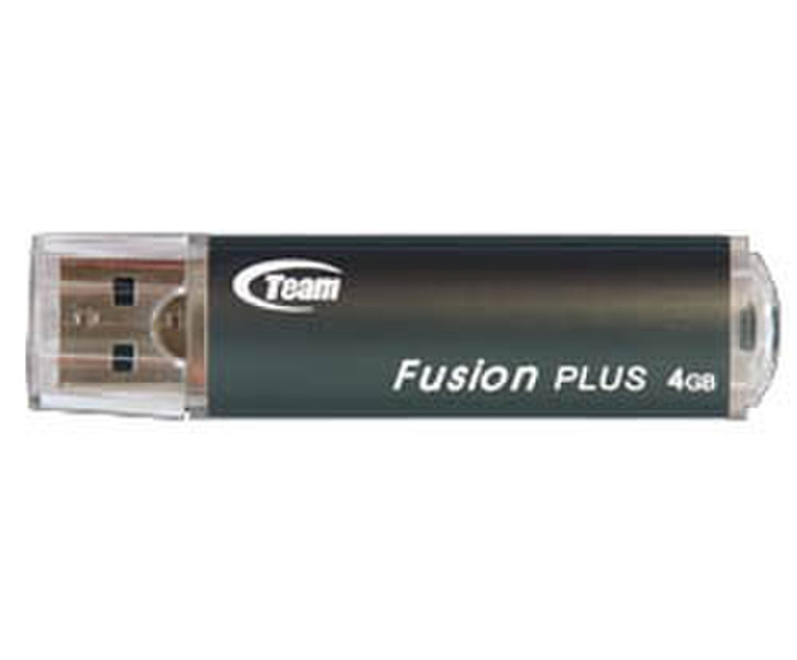 Team Group 4GB Fusion Plus F102+ (Grey) 4GB USB 2.0 Type-A Grey USB flash drive