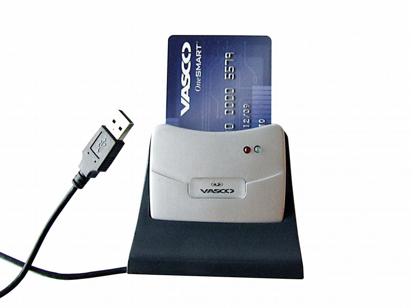 Vasco Digipass 905 USB 2.0 Black,Silver smart card reader