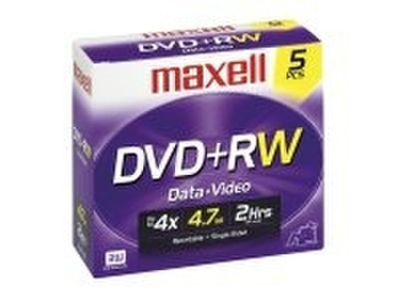 Maxell DVD+RW 4.7ГБ DVD+RW 5шт