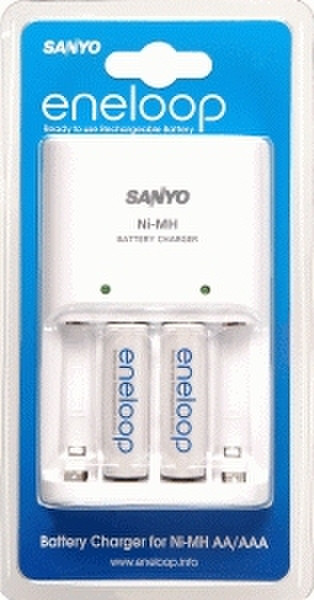 Sanyo Eneloop Standard Charger Set + 2AA batteries