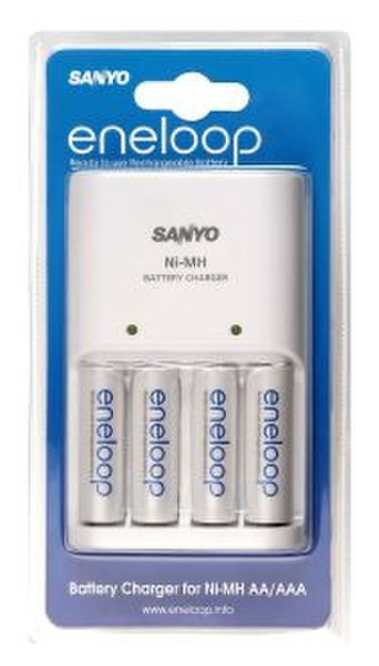Sanyo Eneloop Standard Charger Set + 4AA batteries