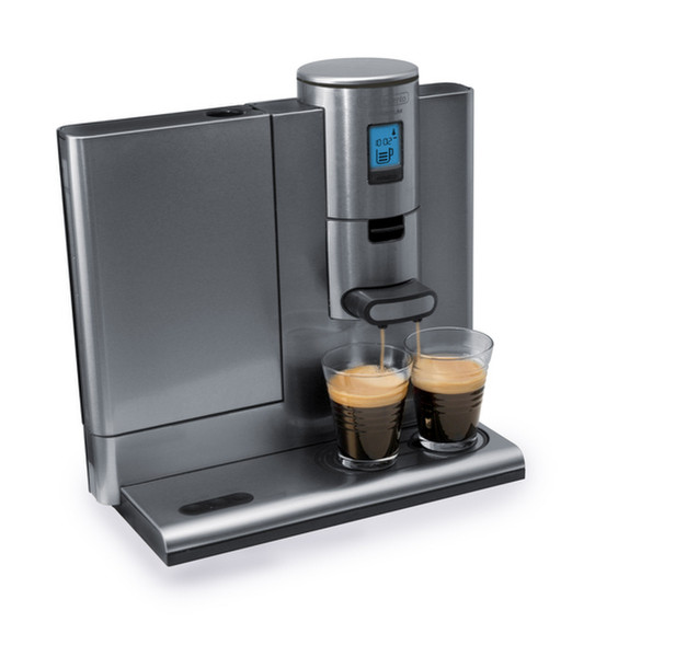 Inventum HK20 Pod coffee machine 1.3L 2cups Silver coffee maker